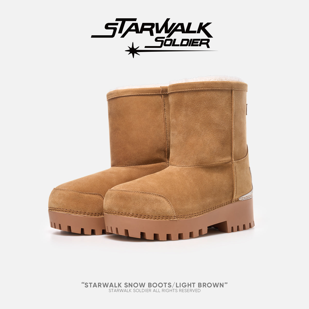 STARWALK SNOW BOOTS LIGHT BROWN