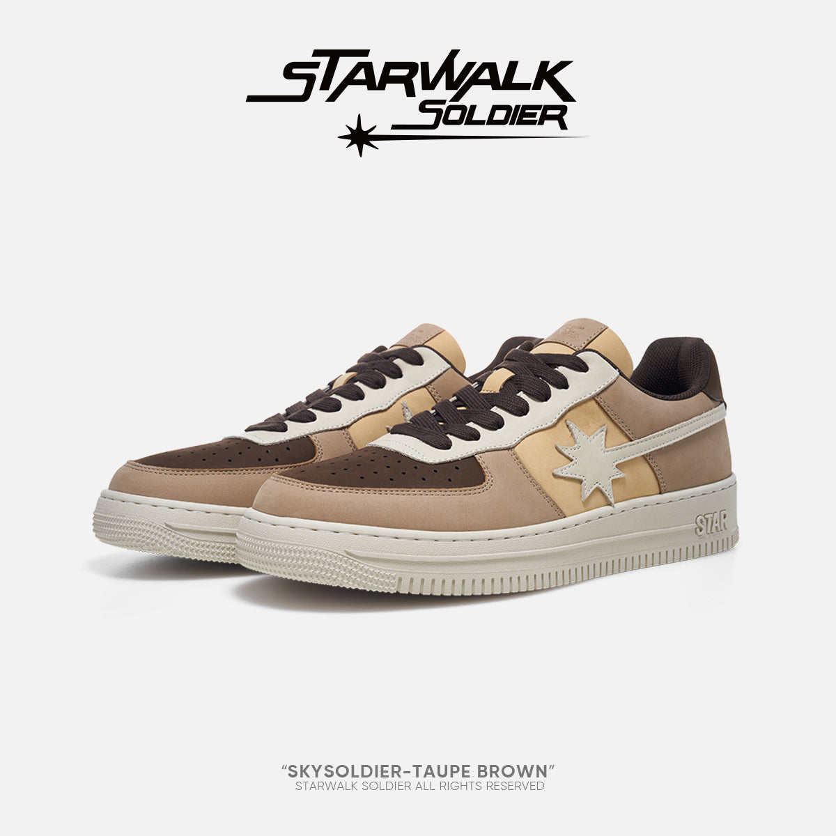 SKYSOLDIER TAUPE BROWN