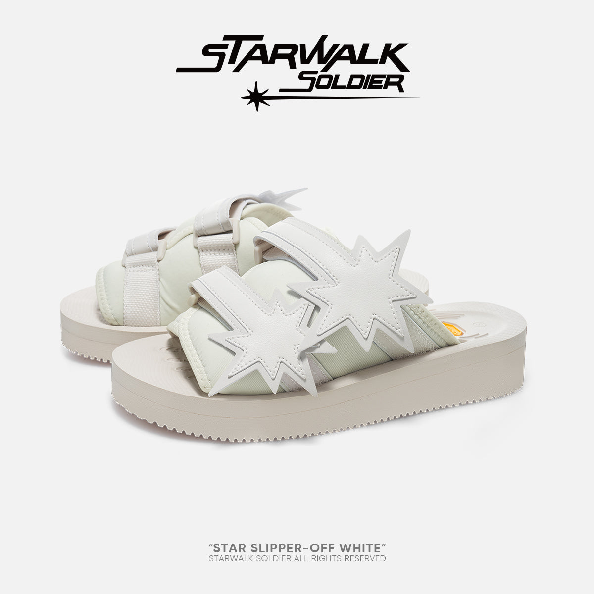 STAR SLIPPER OFF WHITE