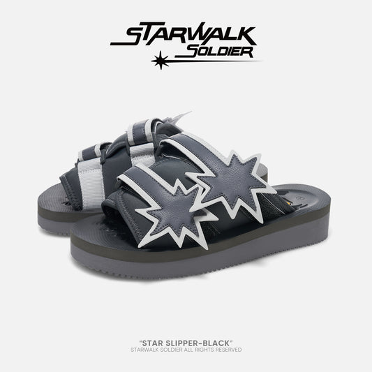 STAR SLIPPER BLACK