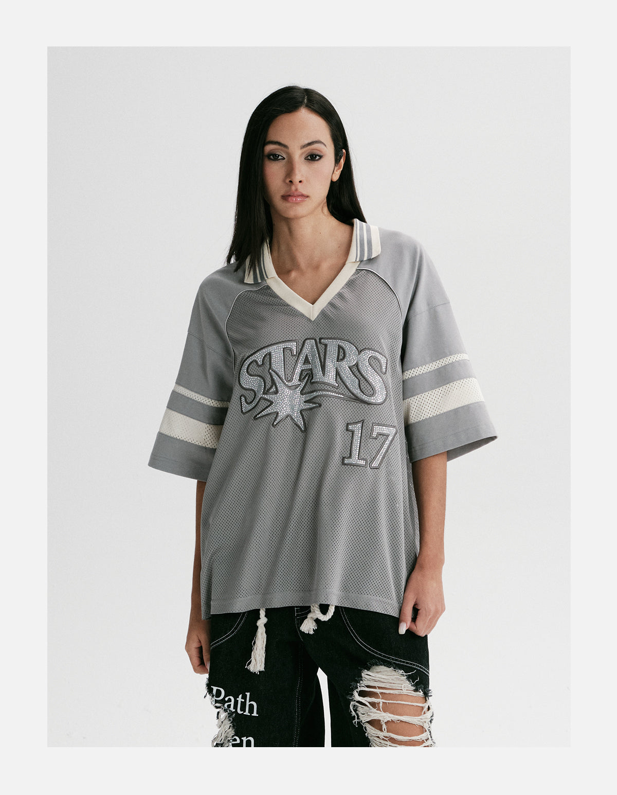 Oversized Sport Jersey Tee