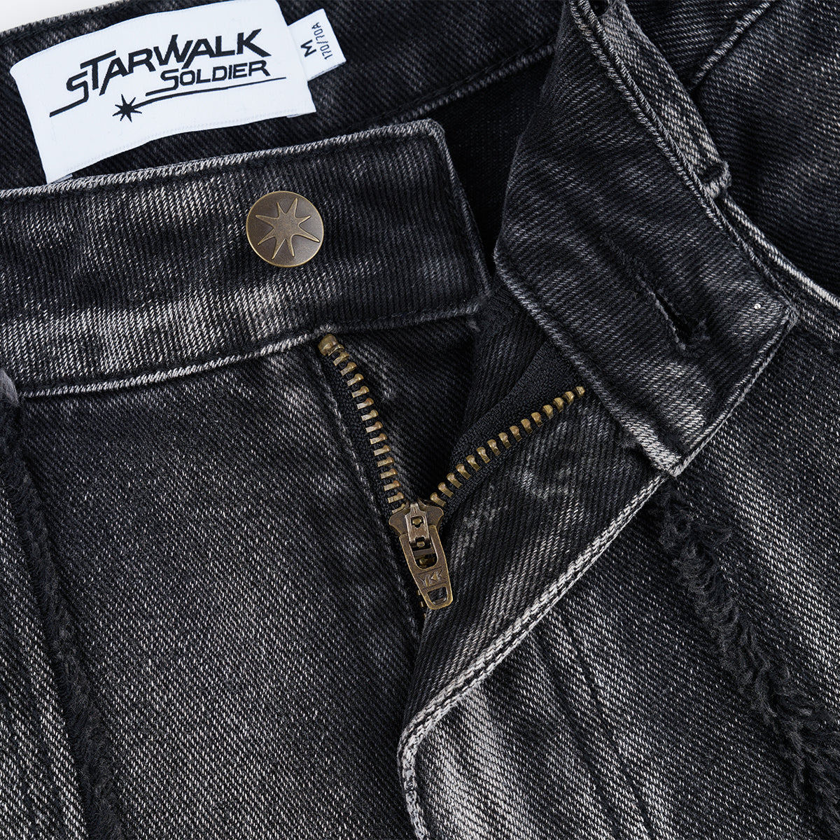 Black Frayed Jeans