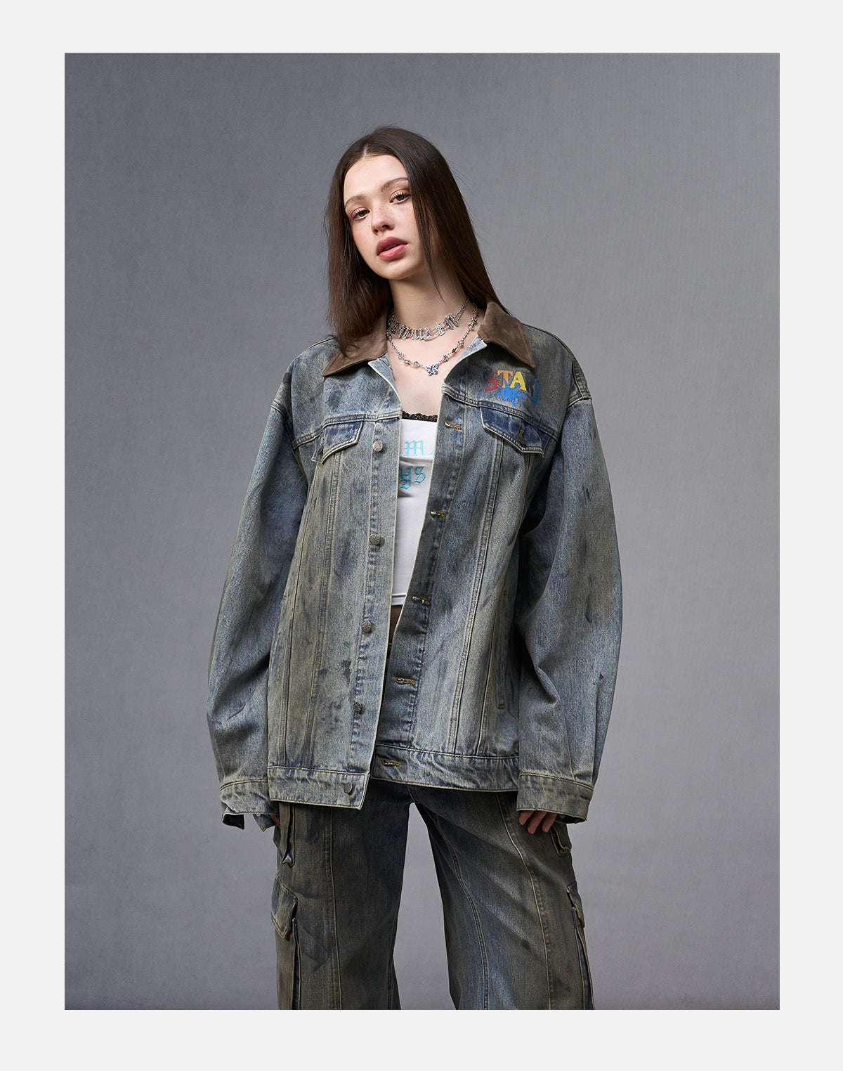 Blue Oversize Denim Jacket