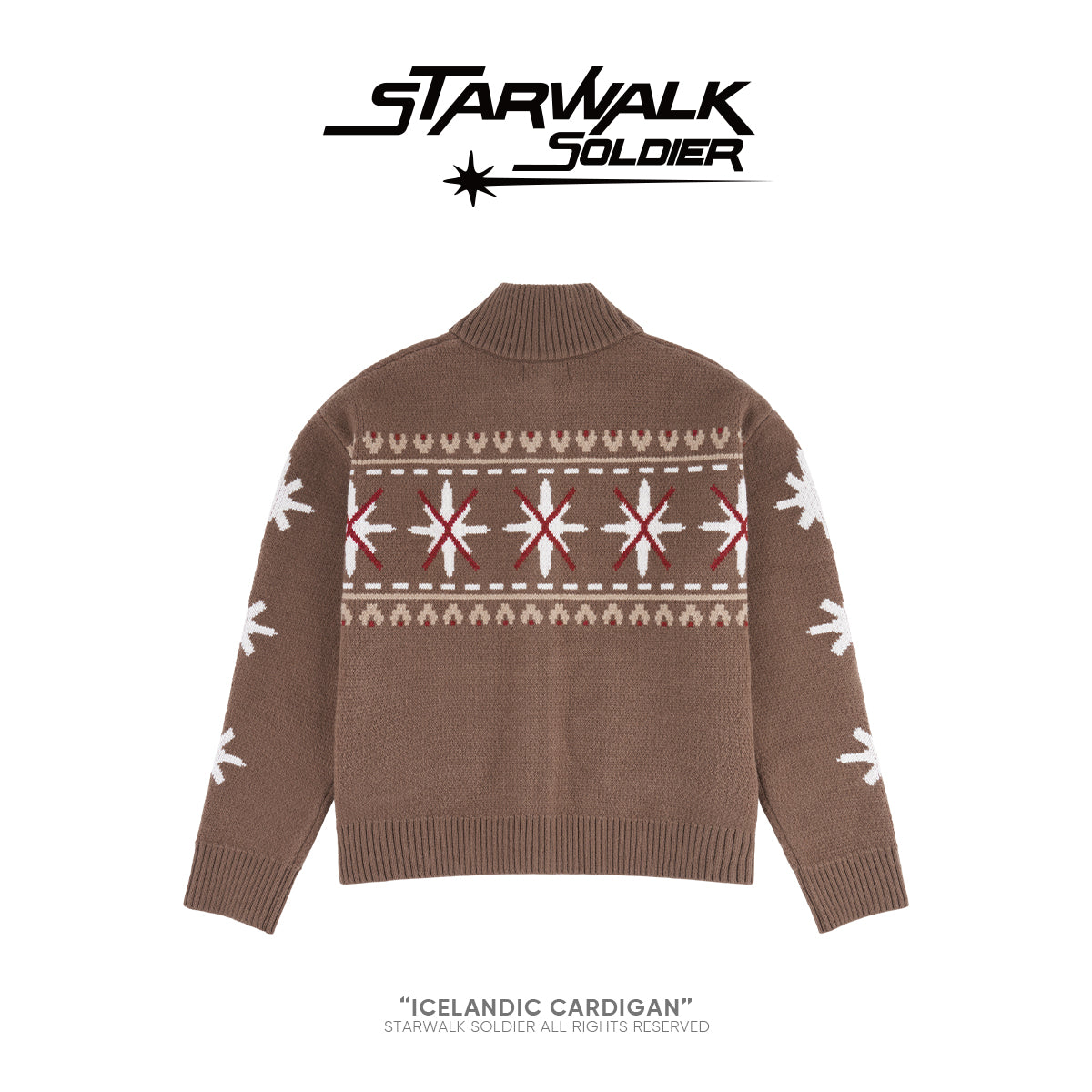 Icelandic Cardigan Brown