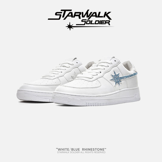 SKYSOLDIER WHITE/BLUE RHINESTONE