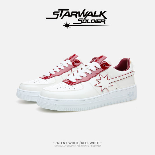 SKYSOLDIER Patent White / Red-white